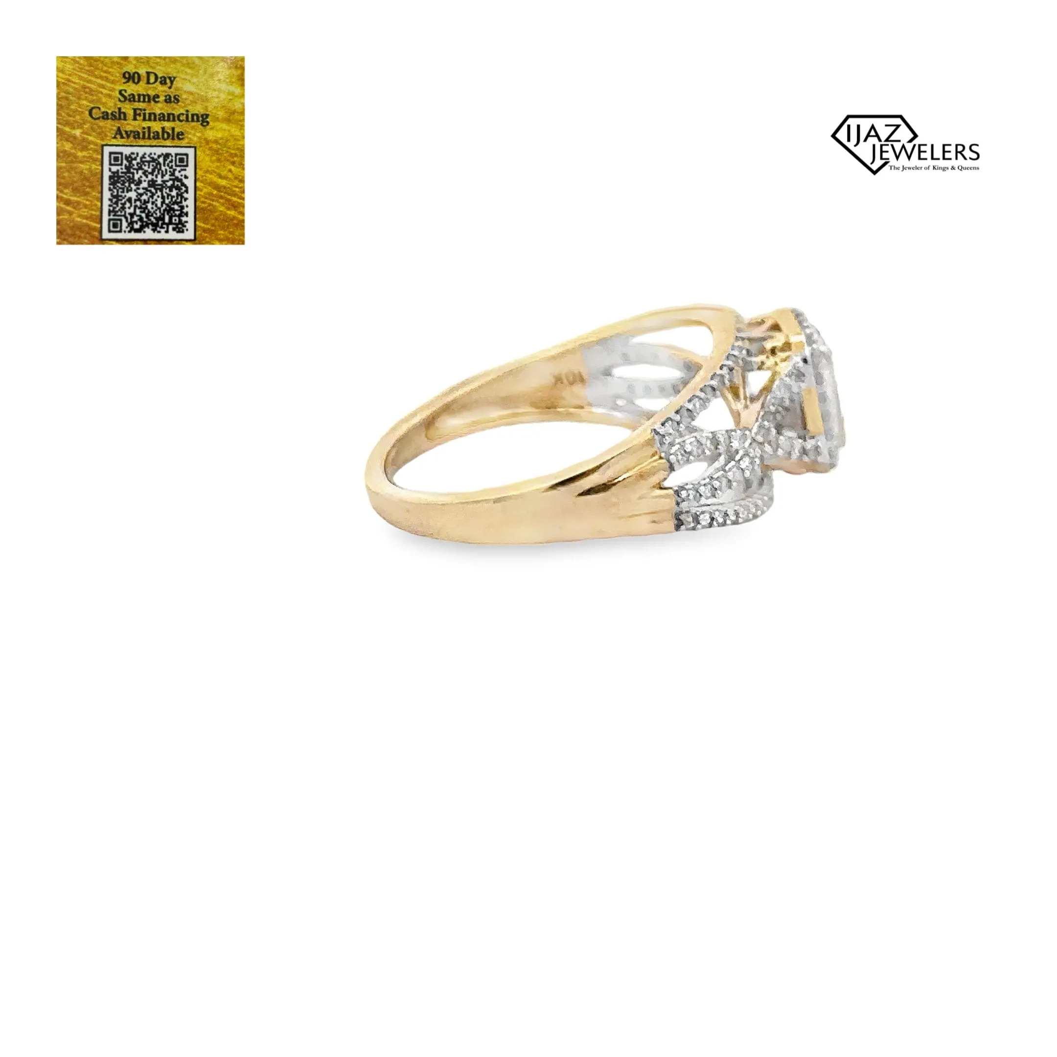 10K Gold 0.33 Diamond Ring