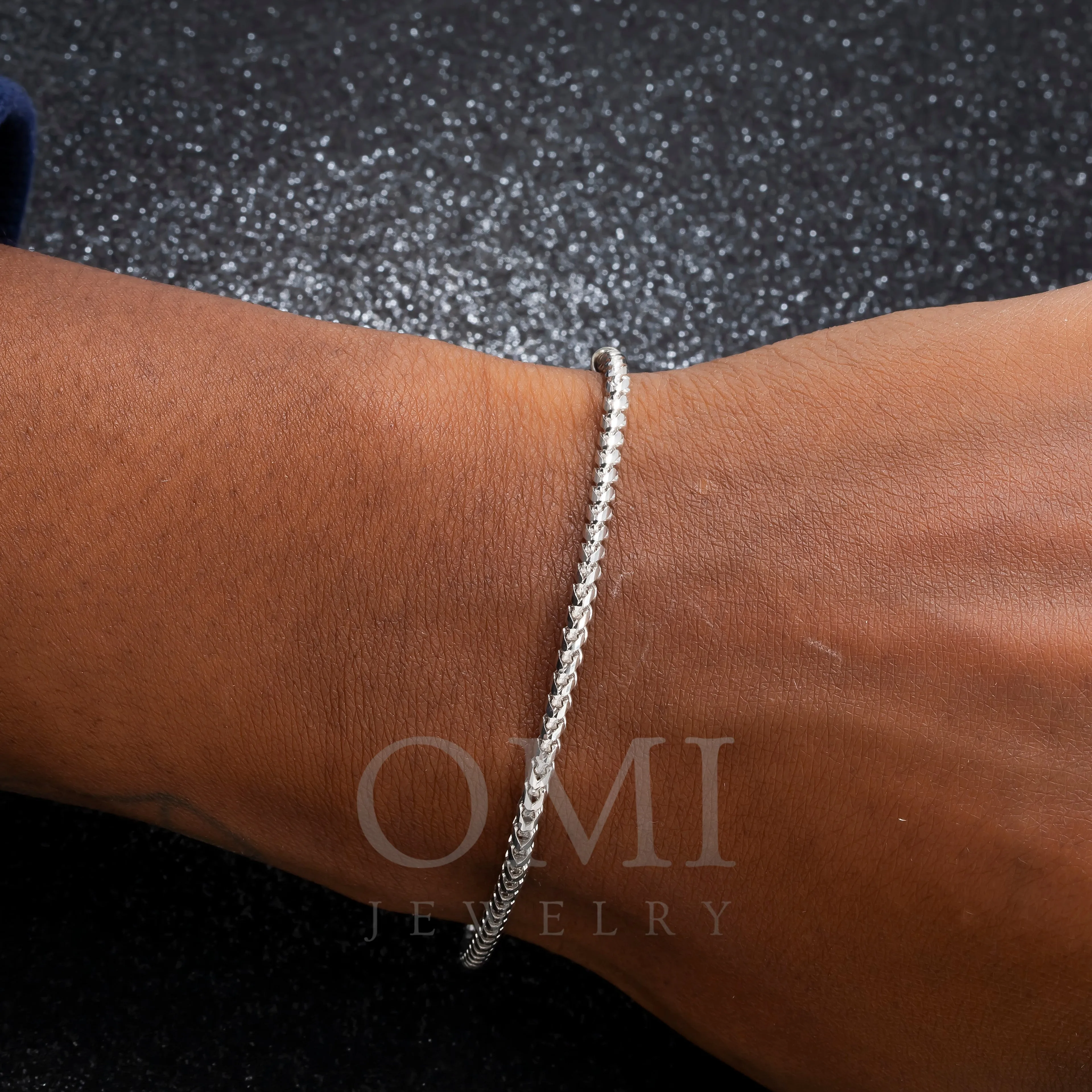 10K GOLD HOLLOW FRANCO CHAIN BRACELET