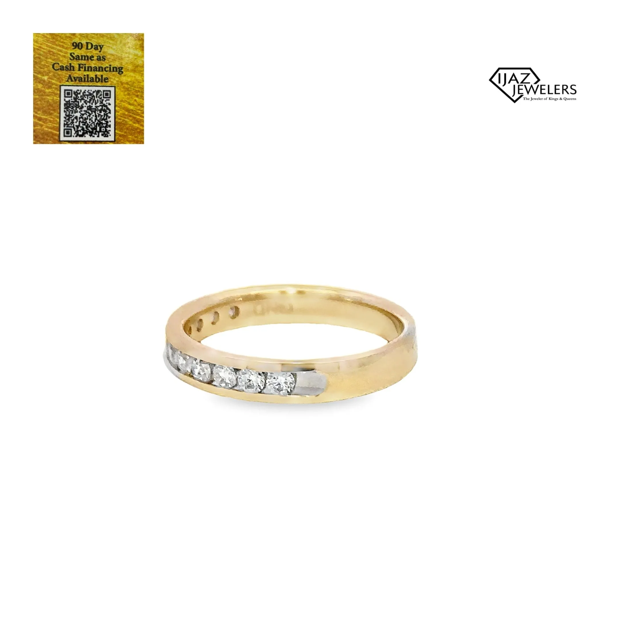 14K Gold 0.50 CTW Diamond Ladies Band