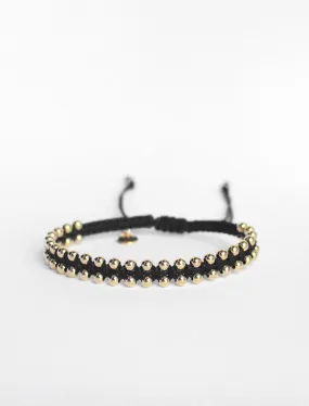 18k Gold Ally in Black