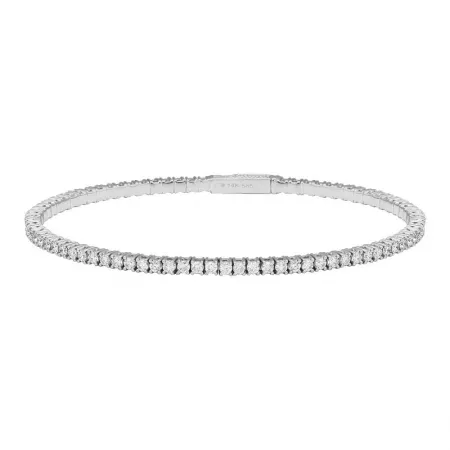 1.98ct Flexible Diamond Tennis Bangle