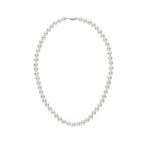 6.5-7.0 mm 16 Inch AAA White Akoya Pearl Necklace