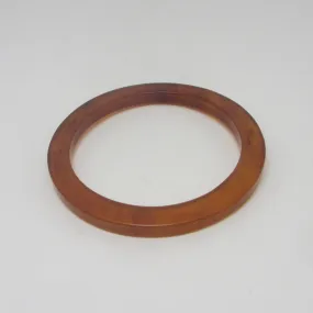 Amber Plastic Bangle Bracelet Vintage c1960