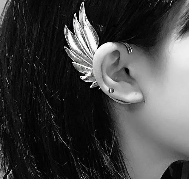 Angel Wings Ear Cuffs