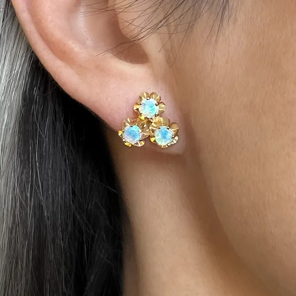 Antique Opal Stud Earrings