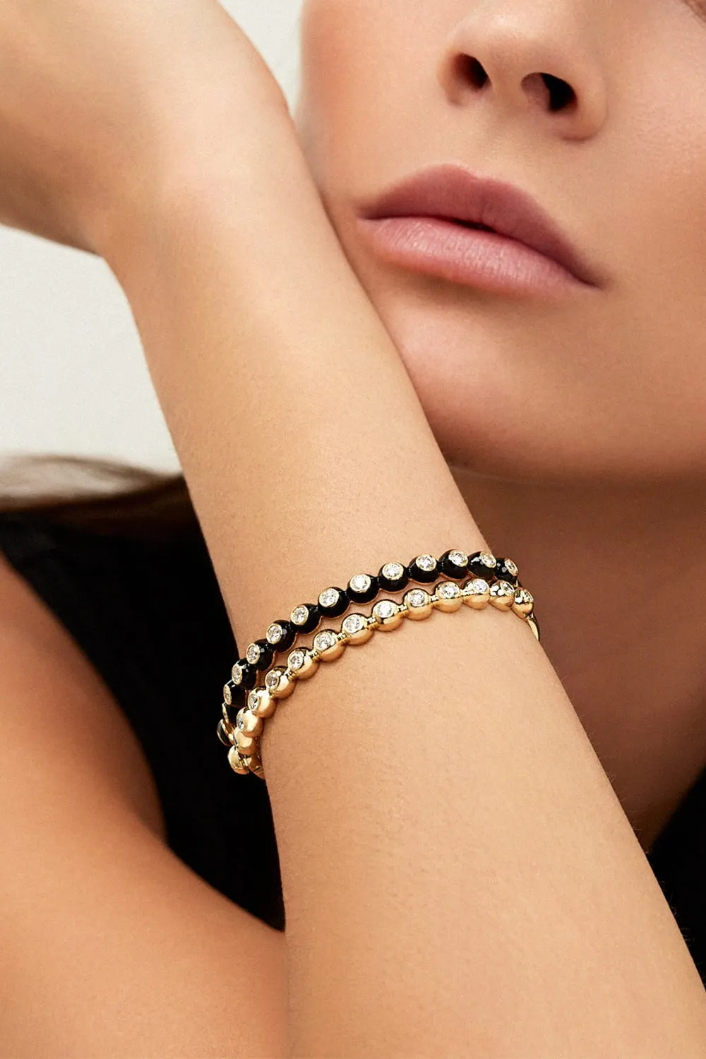 Audrey Hinged Bangle Bracelet