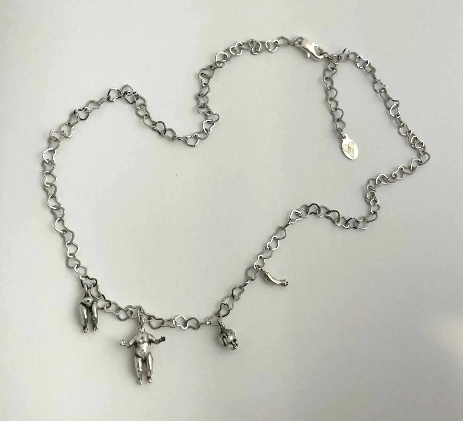 Baby Doll Parts Charm Necklace