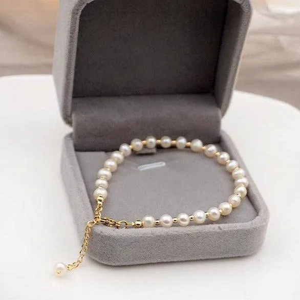 Beaded Pearl Bracelet