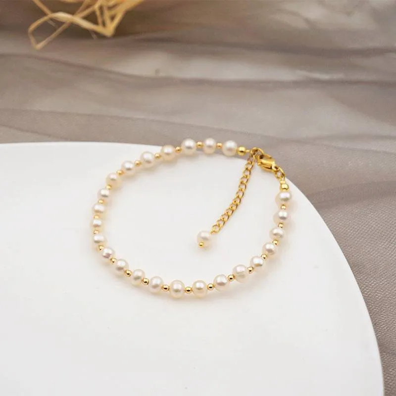 Beaded Pearl Bracelet