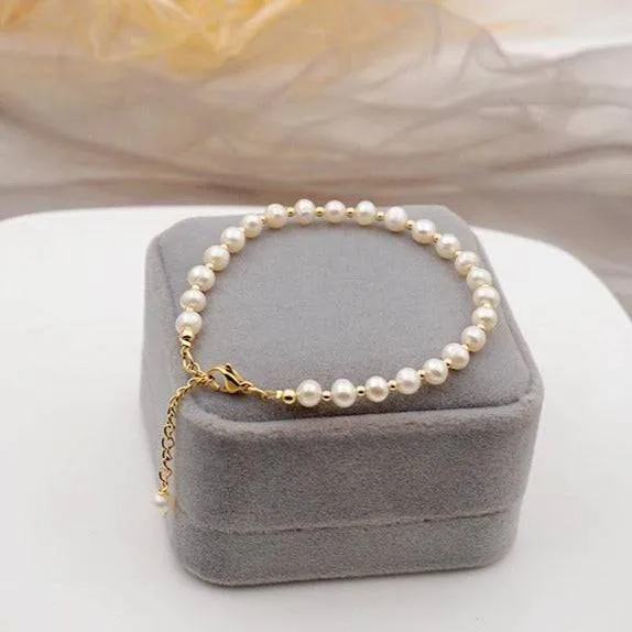 Beaded Pearl Bracelet