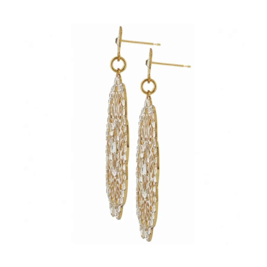 Bella Lace Post Drop Earrings