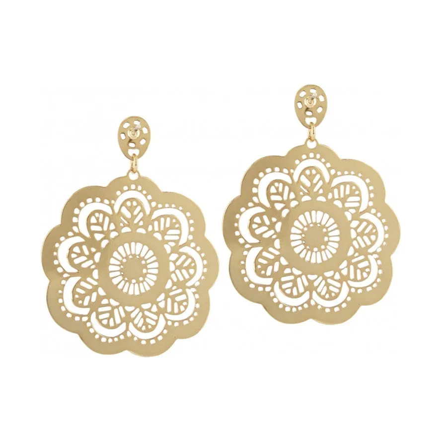 Bella Lace Post Drop Earrings