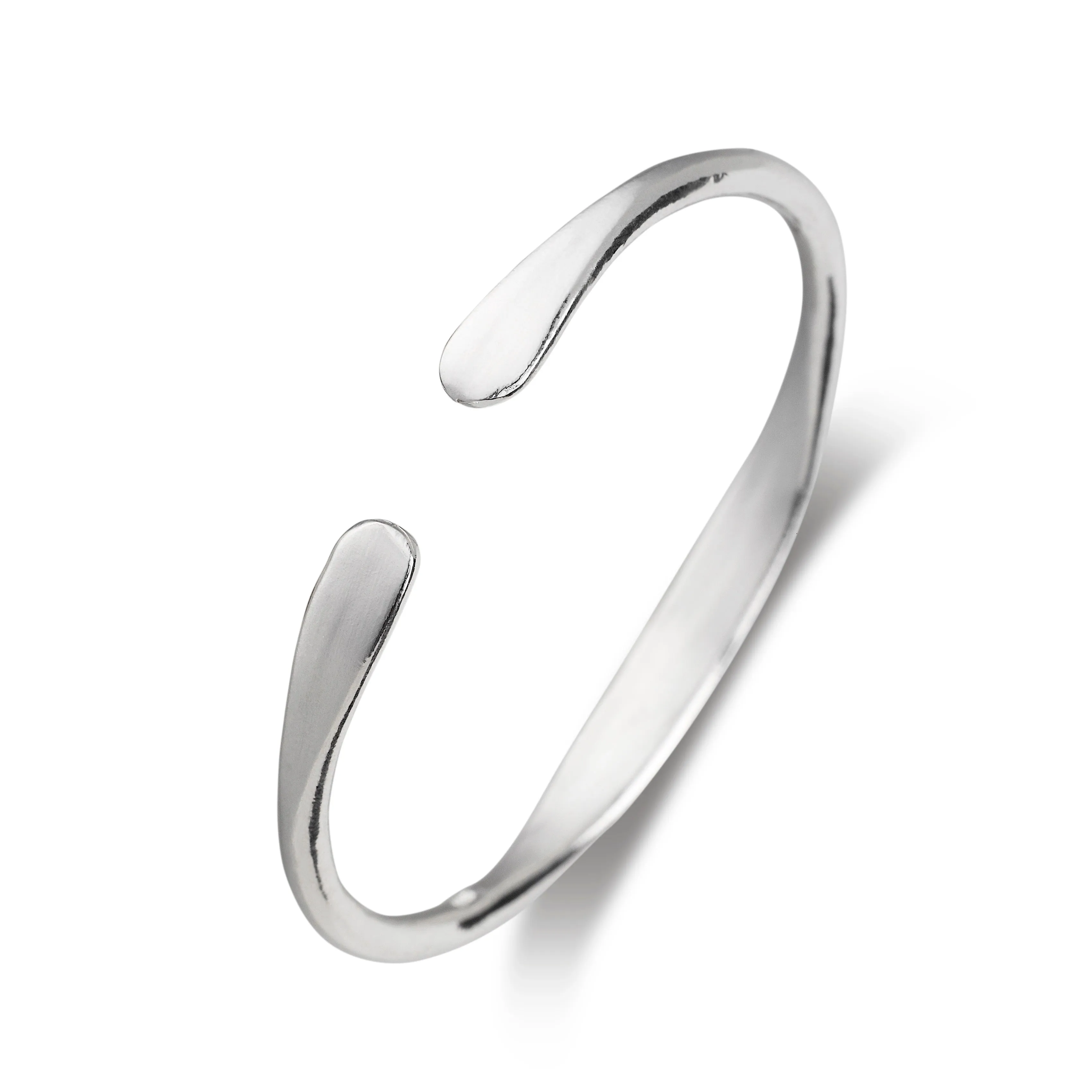 Better Jewelry .925 Sterling Silver Flat Customizable Bangle