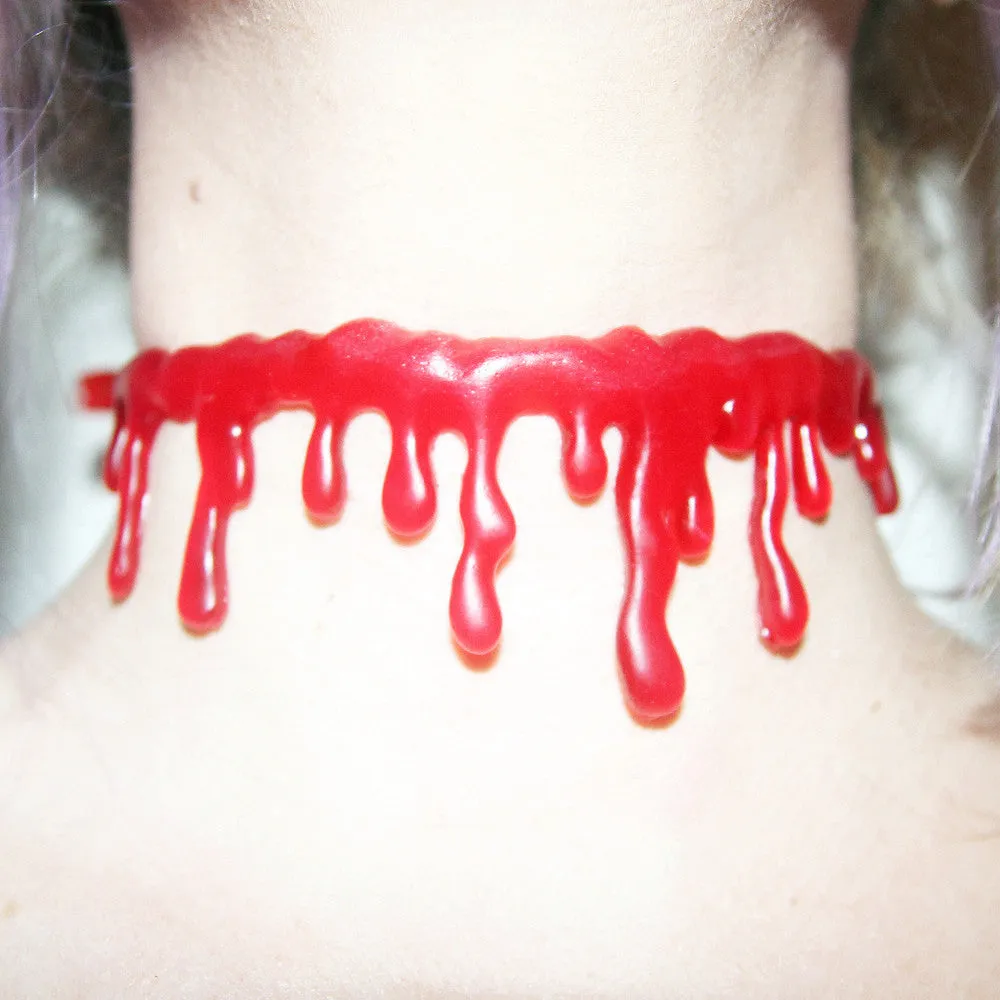 BLOODY DRIP CHOKER