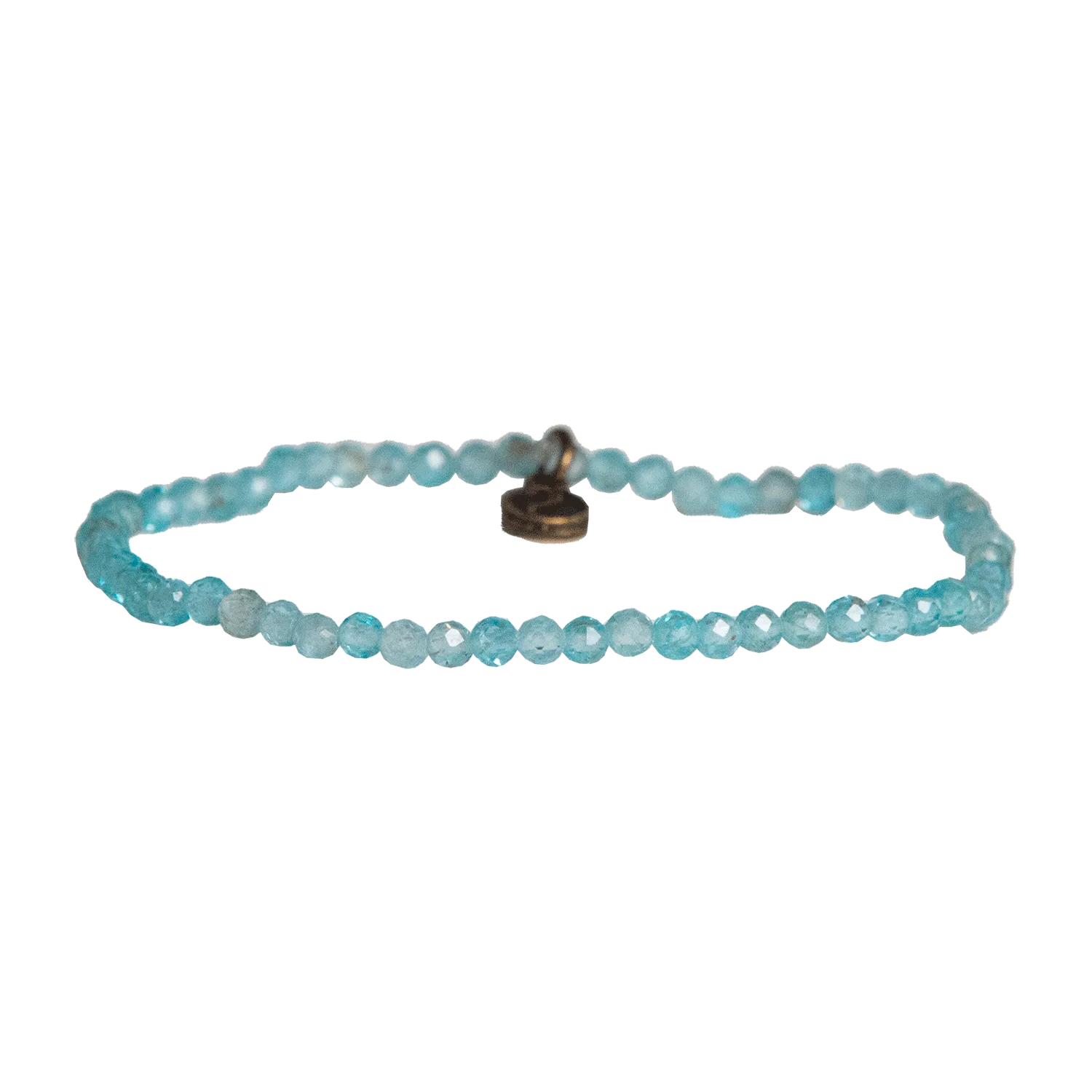 Blue Apatite Mini Gemstone Bracelet