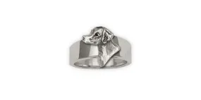 Brittany Dog Ring Handmade Sterling Silver Dog Jewelry BS2-R