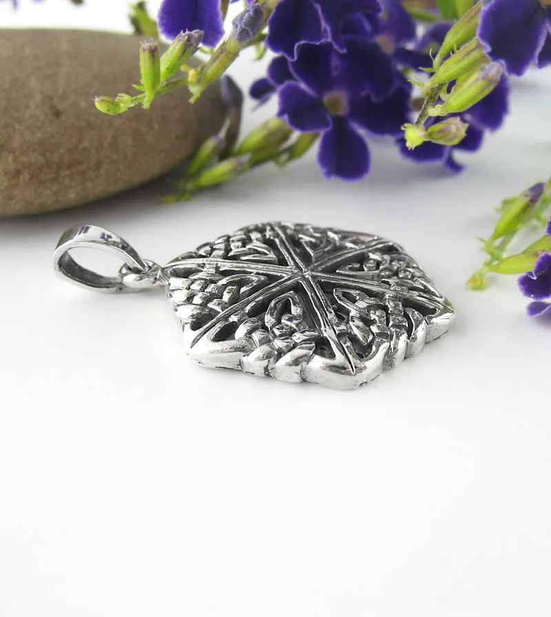 Celtic Hexagon Knot Pendant