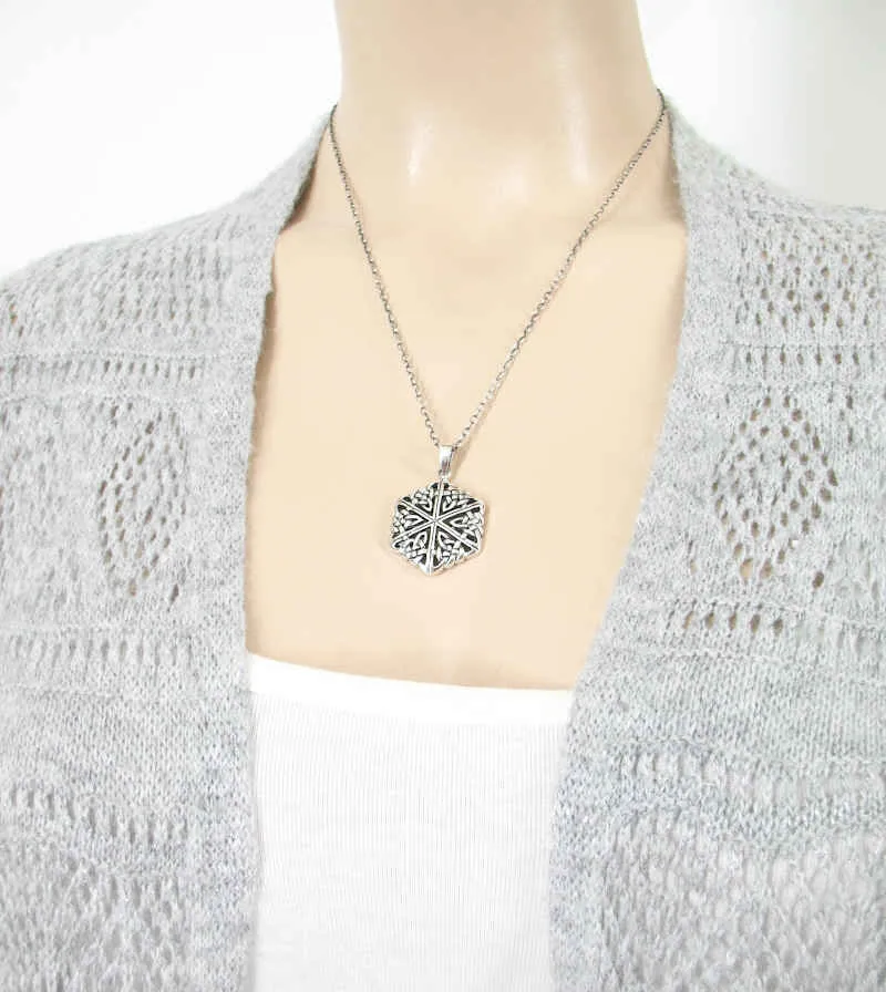 Celtic Hexagon Knot Pendant