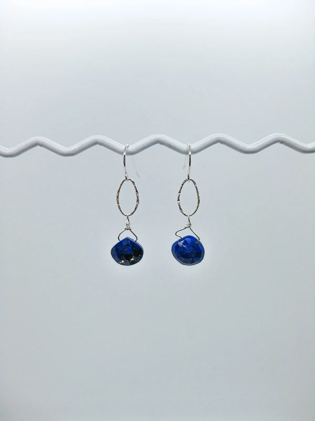 Chrysanthe: Lapis Earrings - e531