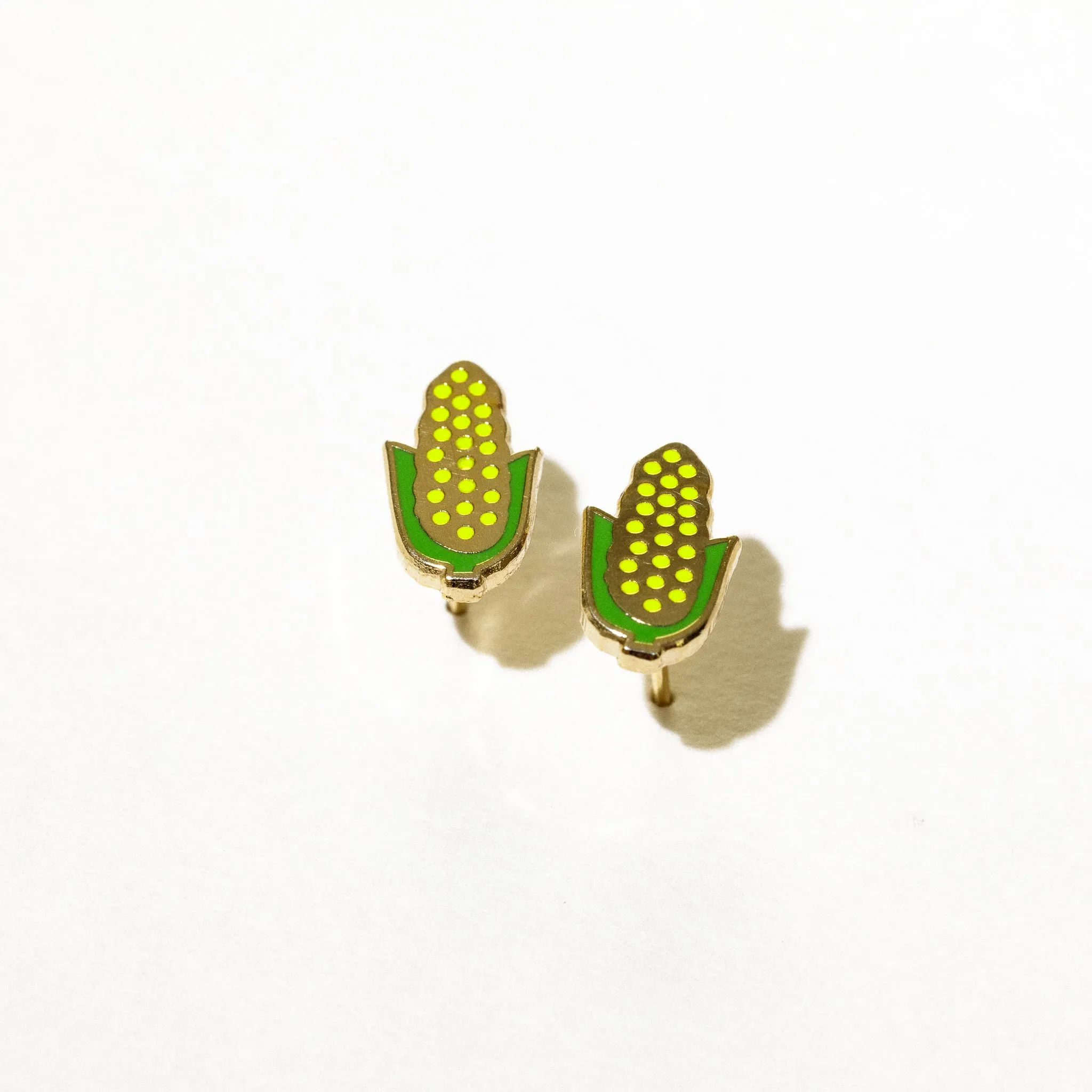 Corn on the Cob Stud Earrings