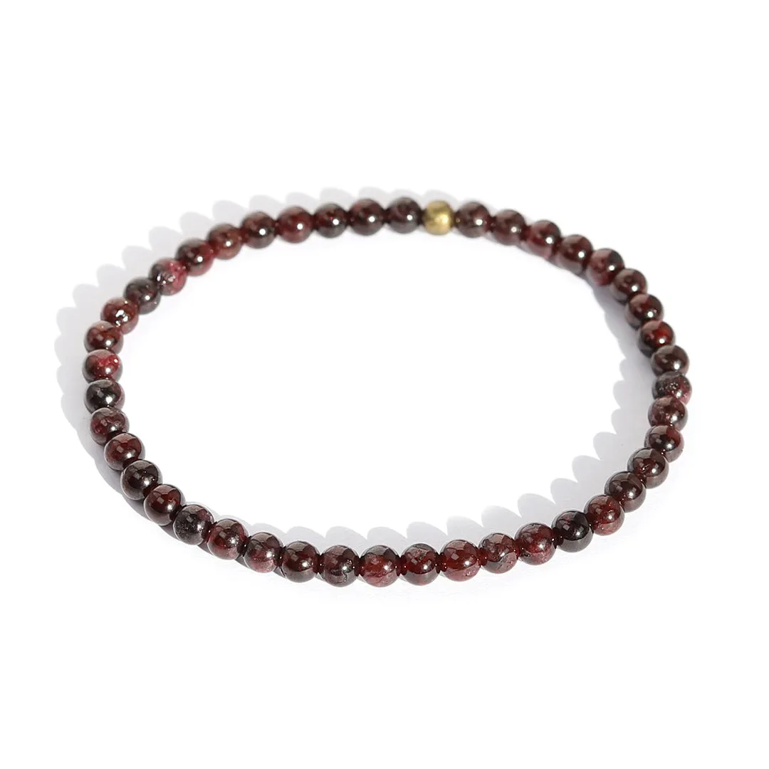 Creativity Garnet Delicate Bracelet