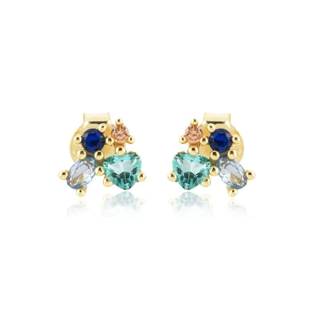 Cute and Elegant Stud Earrings - 925 Sterling Silver