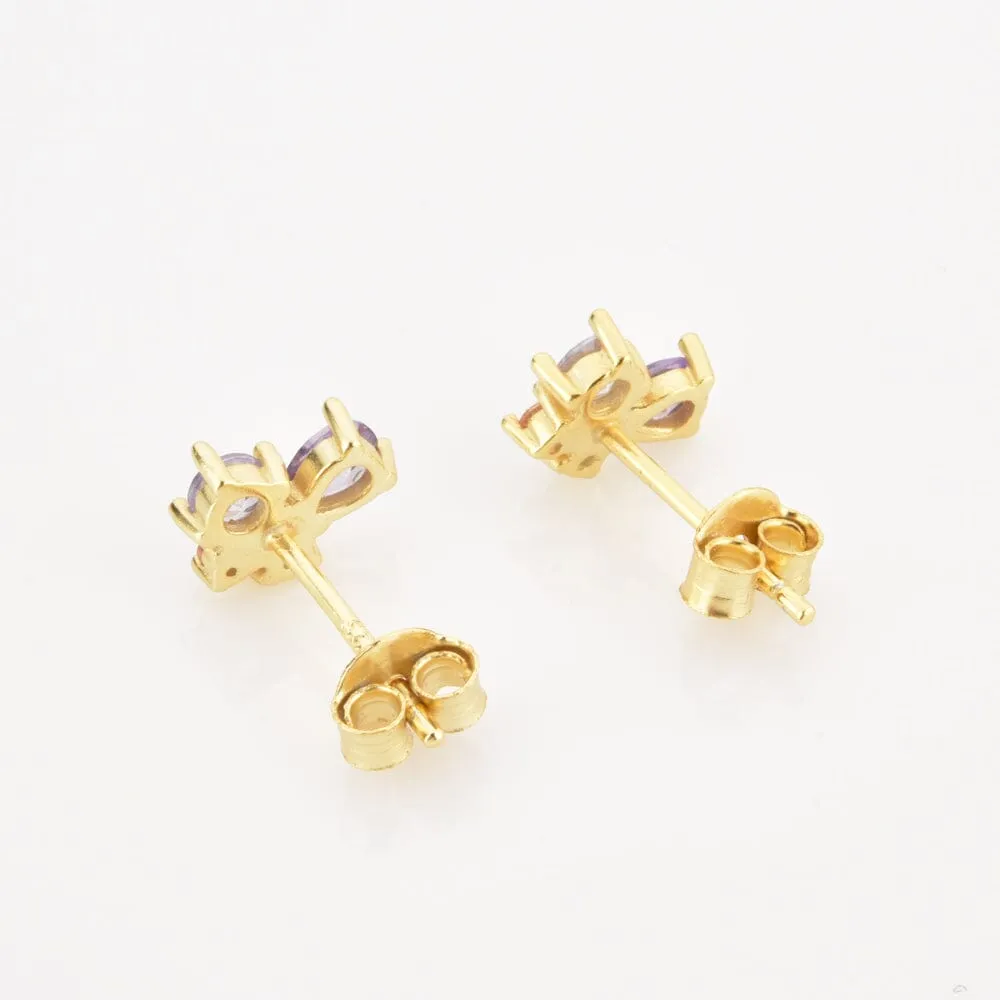 Cute and Elegant Stud Earrings - 925 Sterling Silver