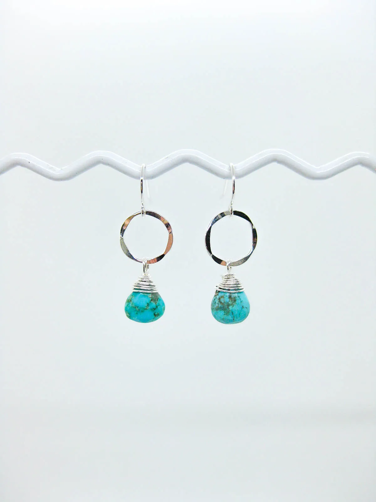 Daisy: Turquoise Earrings - e728