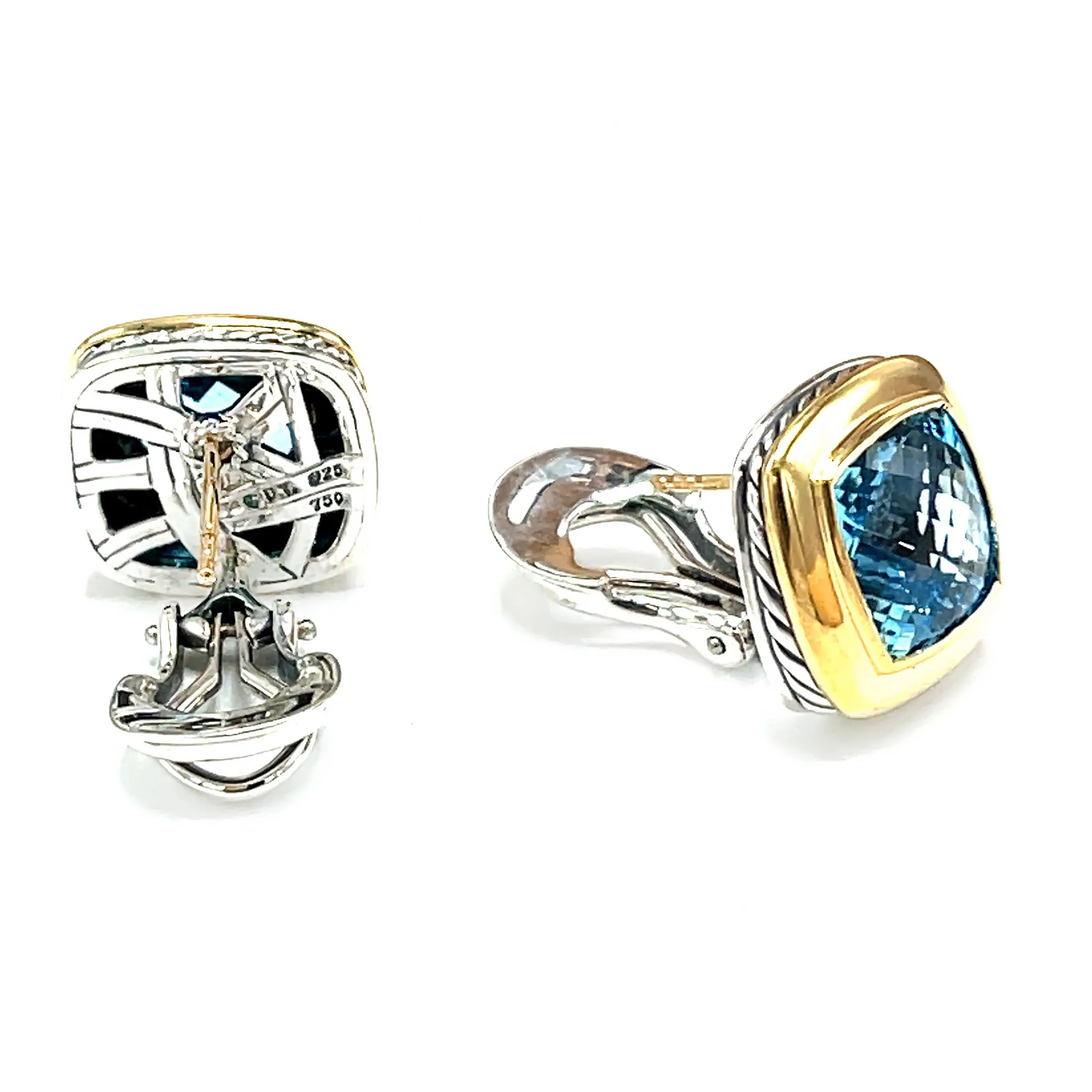 David Yurman Albion Topaz Stud Earrings