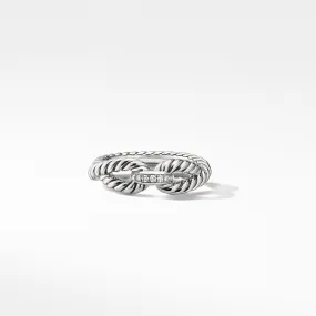 David Yurman Cable Loop Diamond Ring 8MM