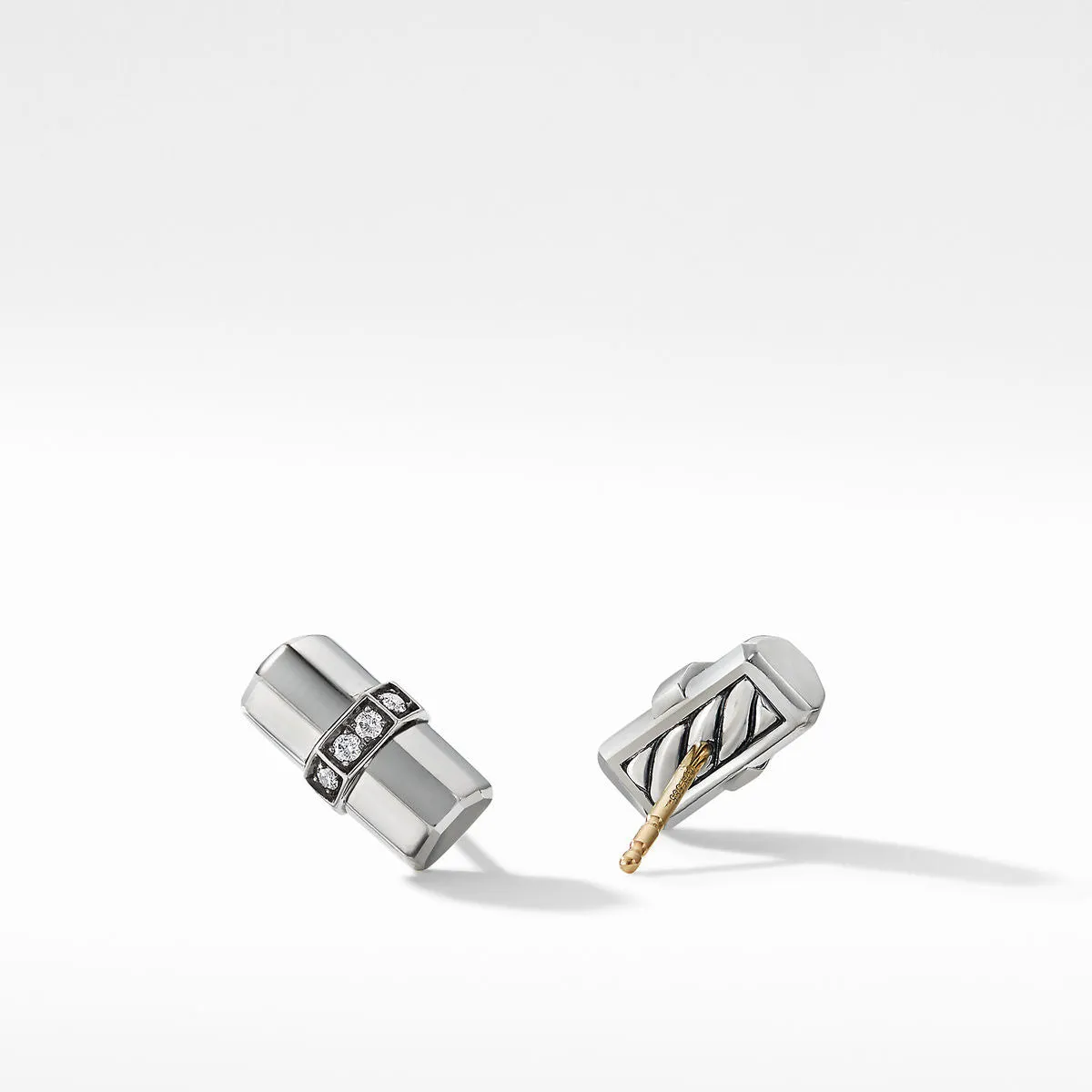 David Yurman Lexington Diamond Stud Earrings