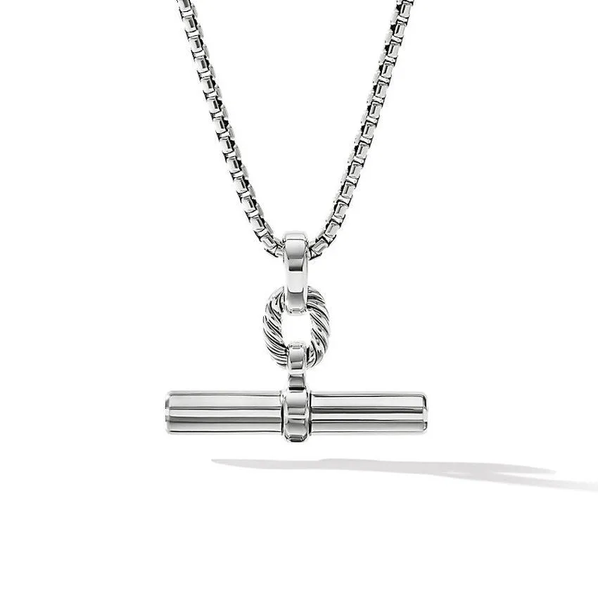 David Yurman Lexington E/W Barrel Pendant