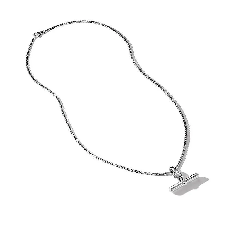 David Yurman Lexington E/W Barrel Pendant