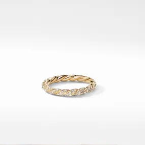 David Yurman Paveflex Ring with Diamonds 2.7MM