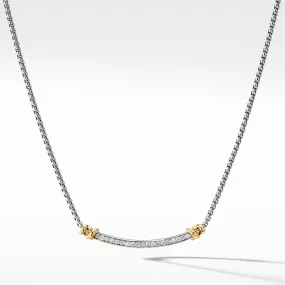 David Yurman Petite Helena Station Diamond Necklace