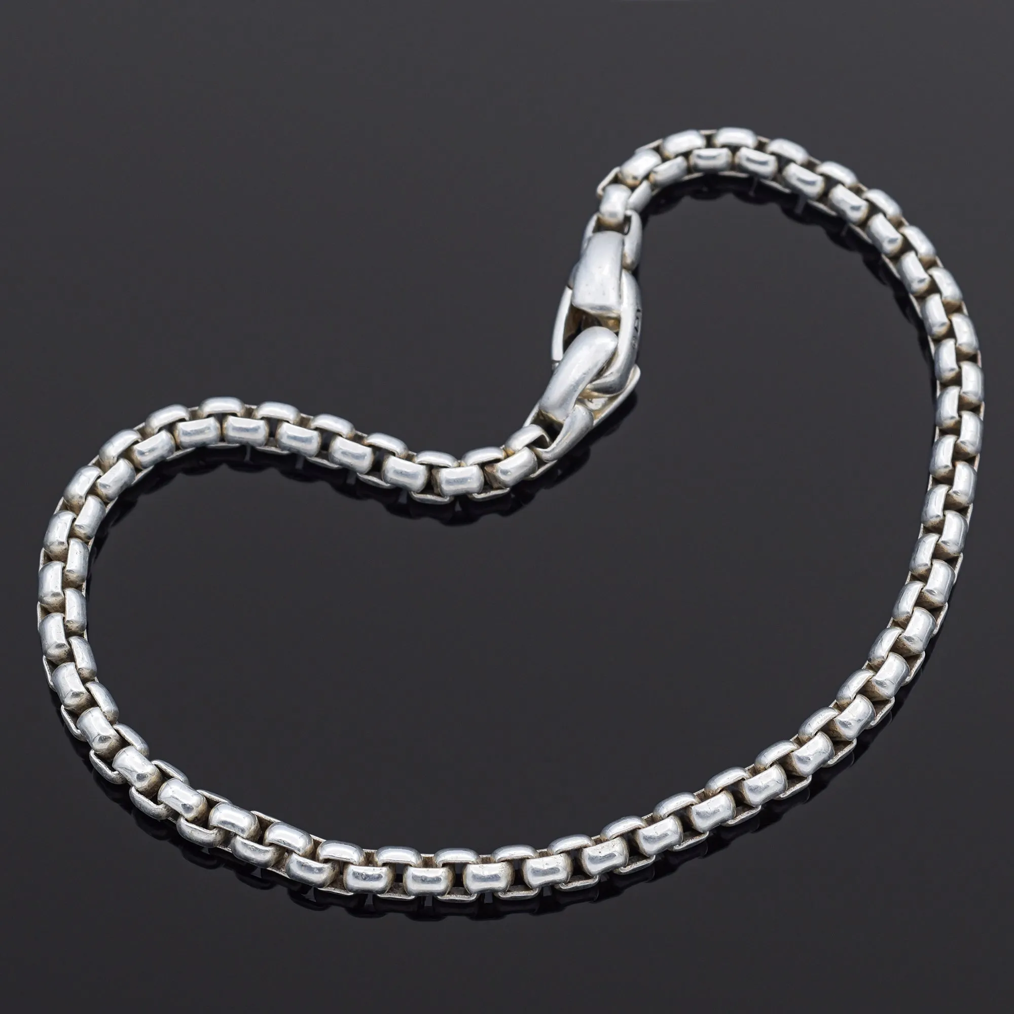 David Yurman Sterling Silver 3.6 mm Box Chain