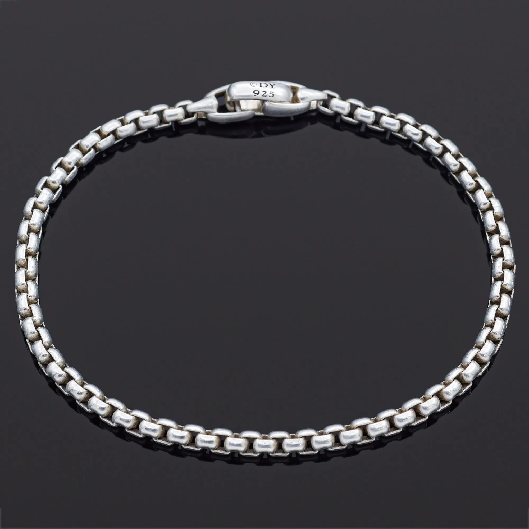 David Yurman Sterling Silver 3.6 mm Box Chain