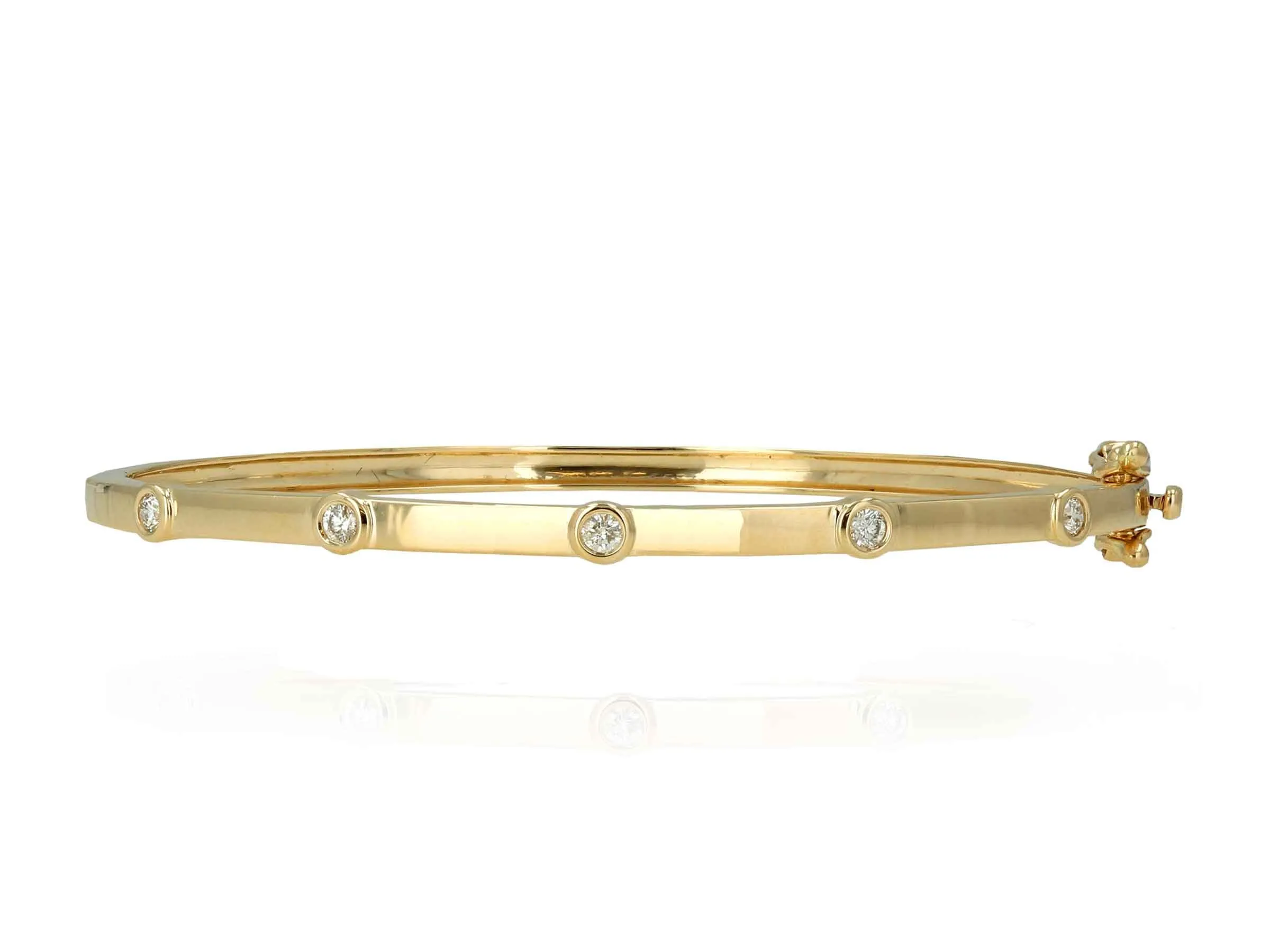 Diamond Bezel Bangle