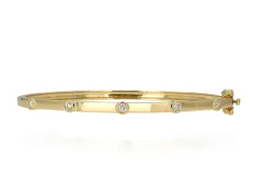 Diamond Bezel Bangle