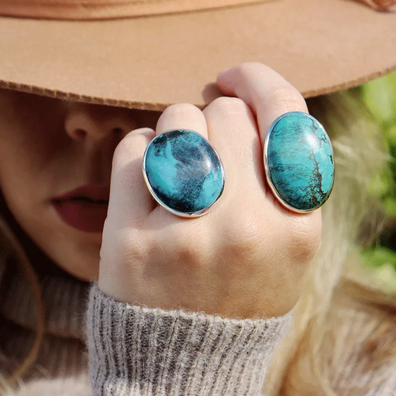 Dixie Turquoise Bohemian Ring (F)