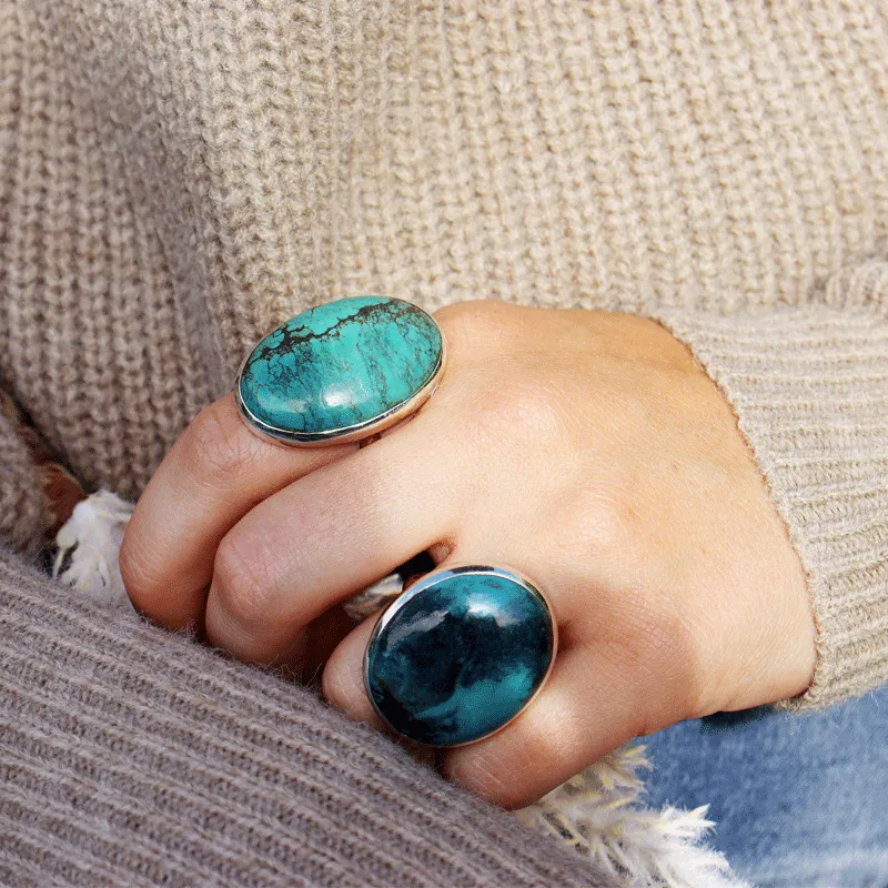 Dixie Turquoise Bohemian Ring (F)