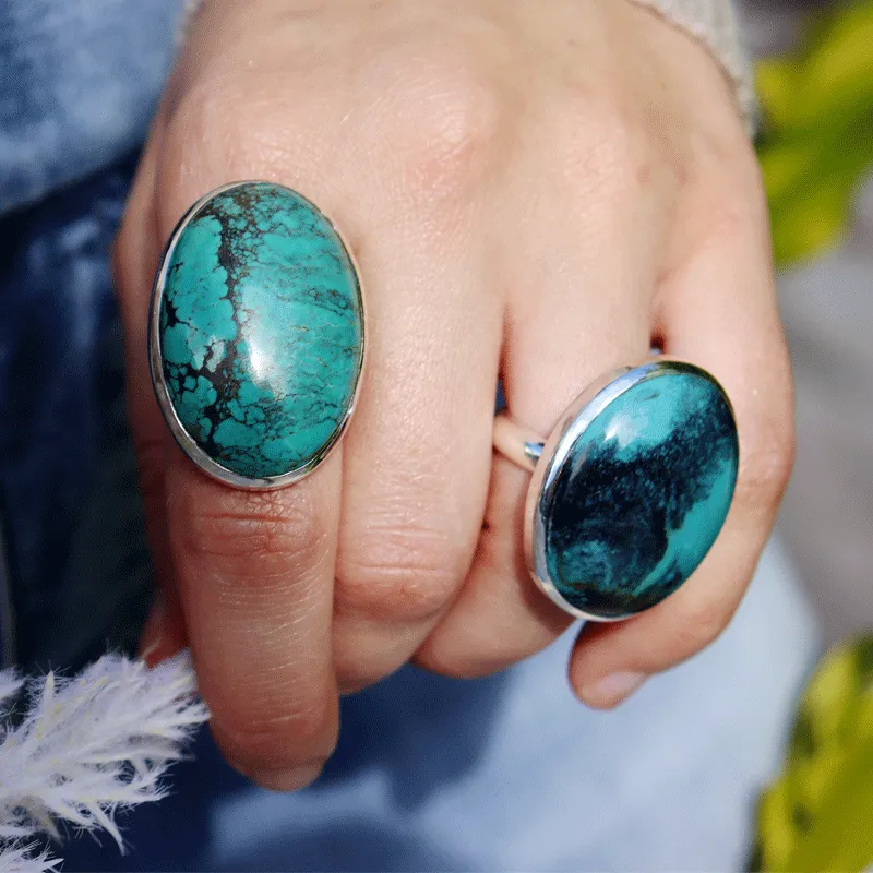 Dixie Turquoise Bohemian Ring (F)