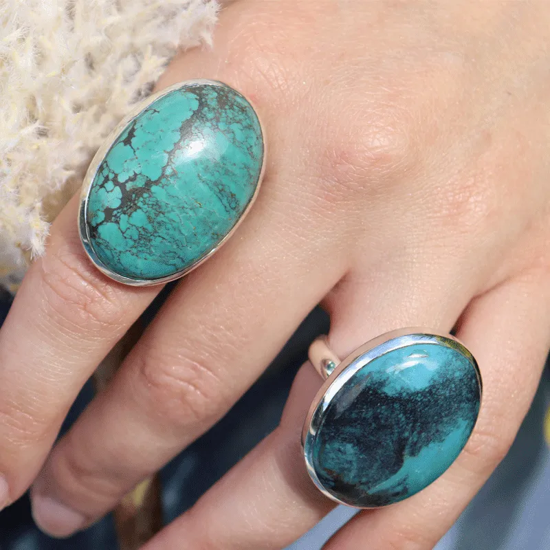 Dixie Turquoise Bohemian Ring (F)