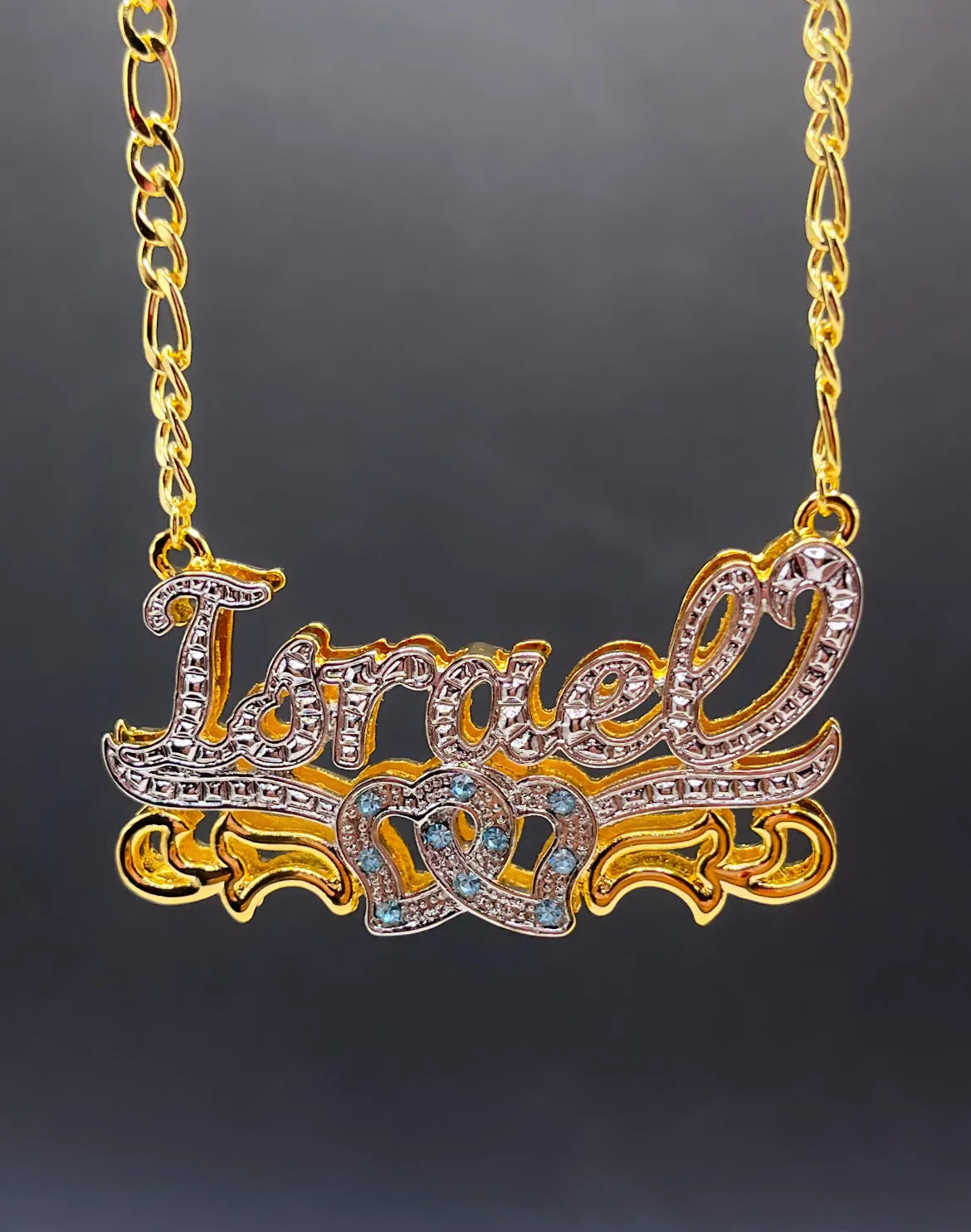 Double Plated Name Necklace