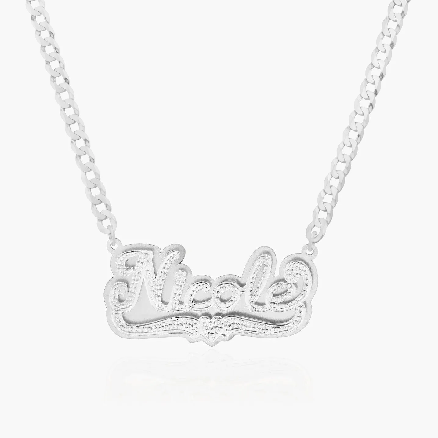 Double Plated POP-UP Name Necklace