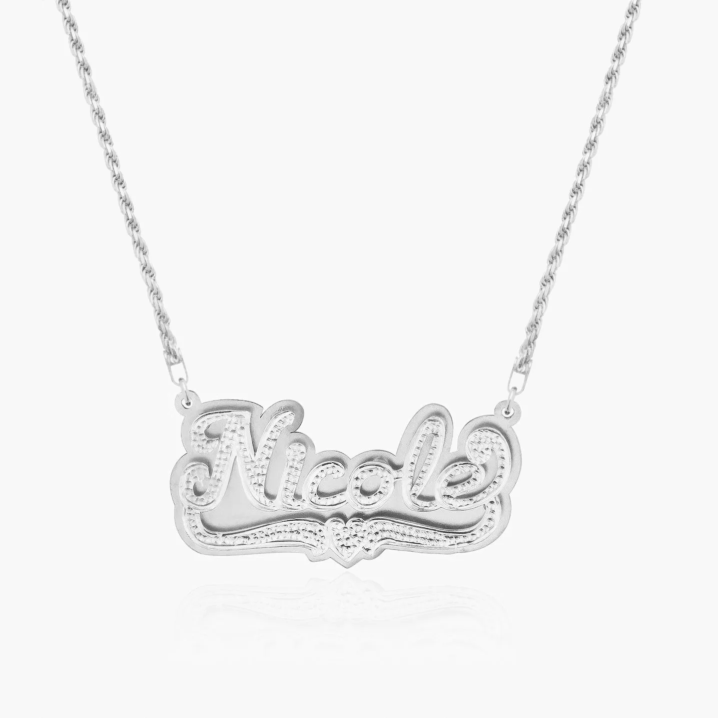 Double Plated POP-UP Name Necklace