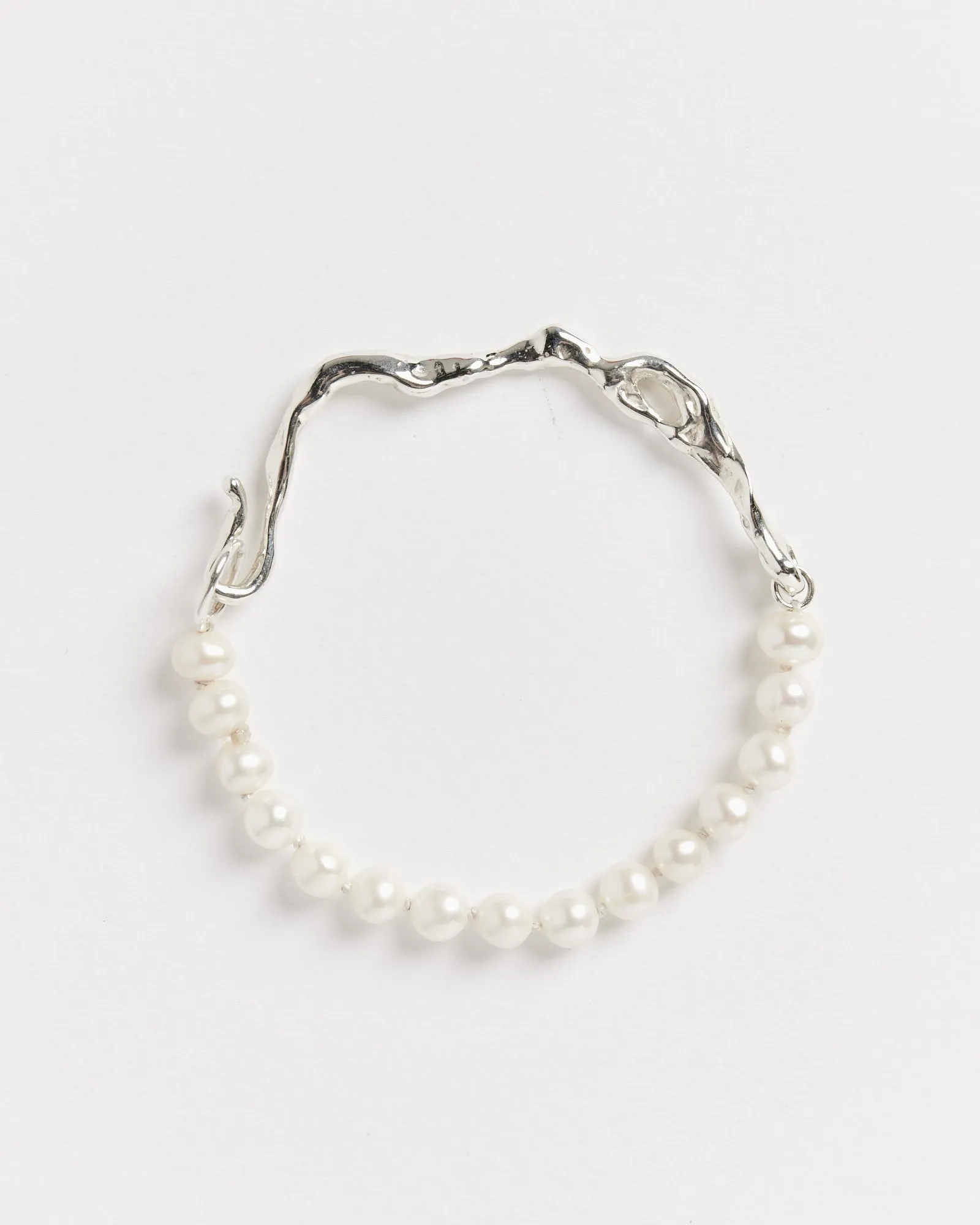 Drip Perla Bracelet in Sterling Silver