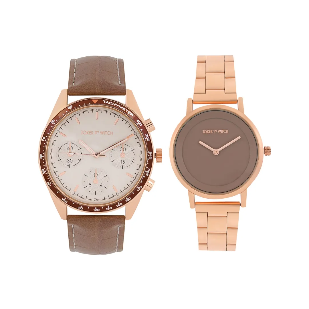 Elizabeth and Mr. Darcy Elegant Couple Watch Set