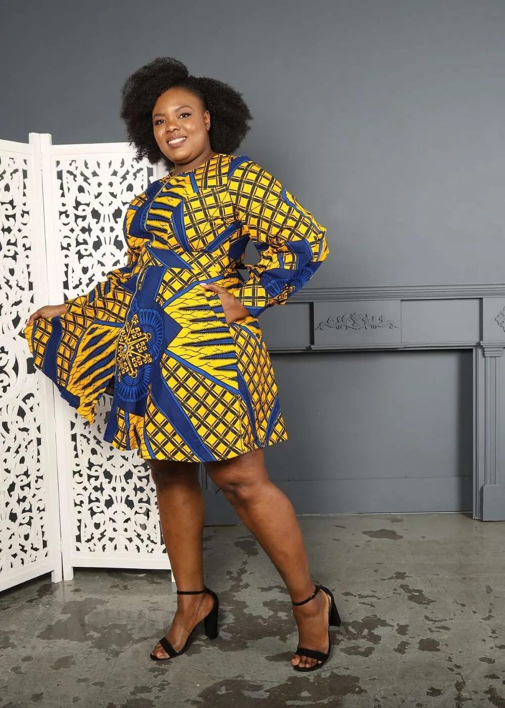 Ezabel African Print Women's Dress