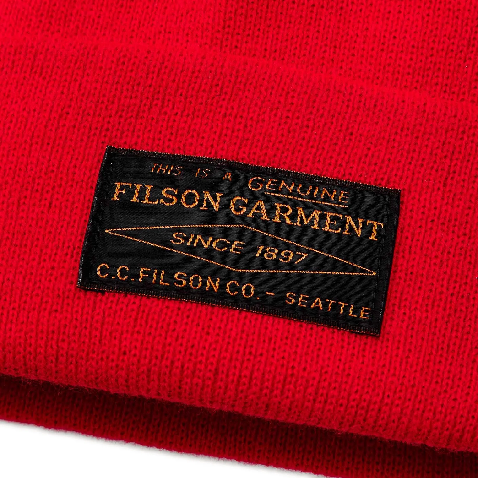 Filson New Ballard Watch Cap - Red